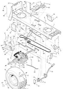 Part Location Diagram of 17X194  Z Murray Washer